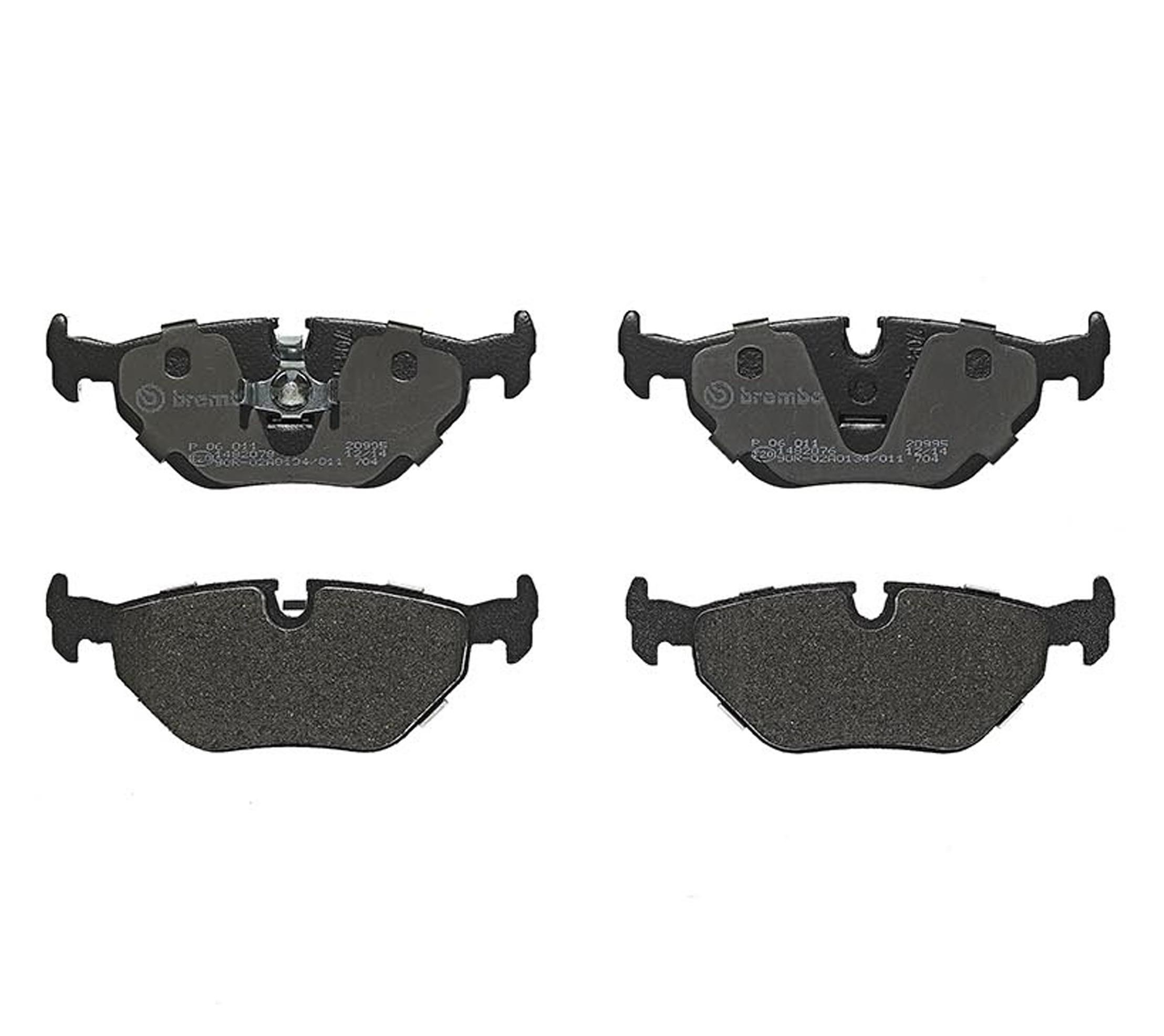 BMW Disc Brake Pad Set - Rear (Low-Met) 34216761253 - Brembo P06011